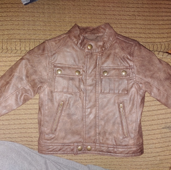 GAP Other - Baby Gap Boys 18-24month Leather Bomber